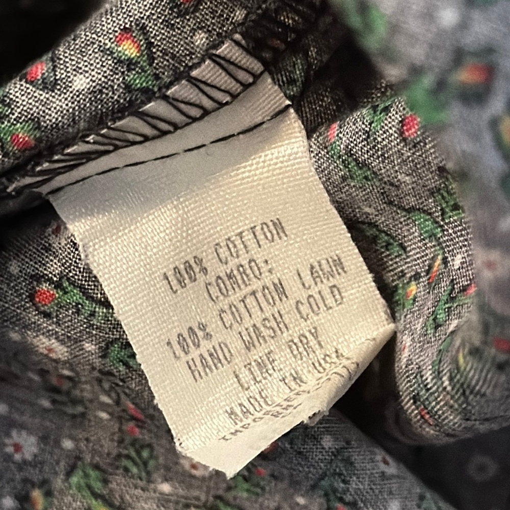 Betsey Johnson New York Size 4 Vintage Calico Cotton Floral Retro Rare Dress 90s - Picture 4 of 17